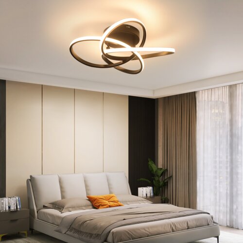 Nettlife LED stropna svetilka v obliki &amp;scaron;tiriperesne deteljice, 28 W, 3000 K, toplo bela svetloba, za spalnico, hodnik ali kuhinjo, (5000491449) Slike