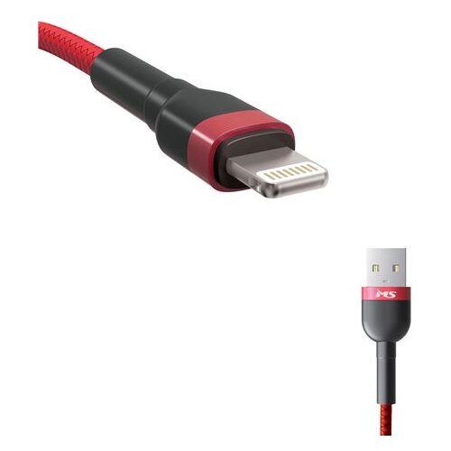 Ms CABLE USB-A 2.0->LIGHTNING,1m,crveni Cijene