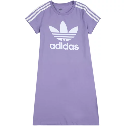 Adidas Obleka svetlo lila / bela