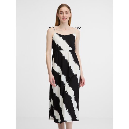 Orsay Black and white women's dress - Women's Cene