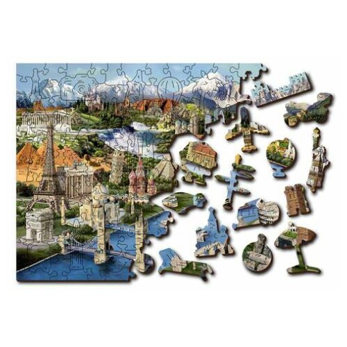 WOODEN CITY drvene puzzle - znamenitosti l Cene