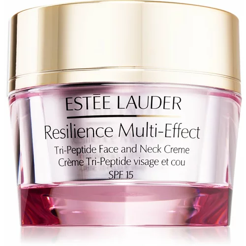 Estée Lauder Resilience Multi-Effect Tri-Peptice Face and Neck Creme SPF 15 intenzivna hranjiva krema za normalnu i mješovitu kožu lica SPF 15 50 ml
