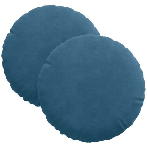 vidaXL Sedežne blazine 2 pcs Modra &Oslash; 40 x 13 cm Žamet, (5000083417) Cene