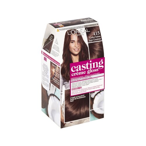 L&amp;acute;Or&amp;eacute;al Paris casting creme gloss barva za lase 48 ml odtenek 415 iced chocolate Slike