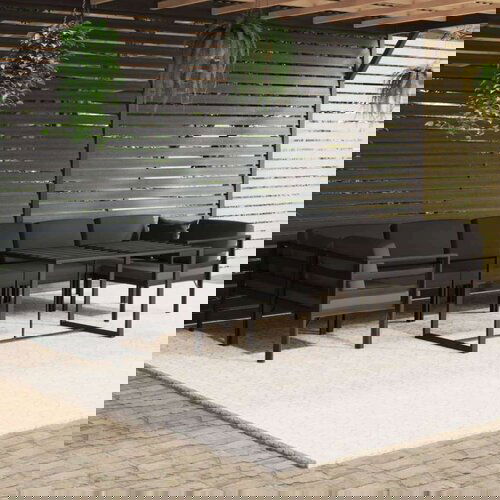  8-dijelna vrtna garnitura s jastucima aluminijska antracit Cijene