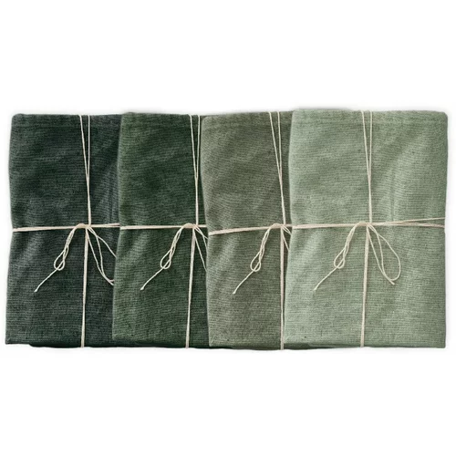 Really Nice Things Komplet 4 serviet Green Gradient, 43 x 43 cm