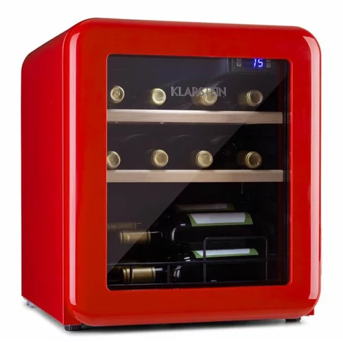 Klarstein Vinetage 12, hladilnik za pijačo, hladilnik, 46 litrov, 4 – 22 °C, retro oblika