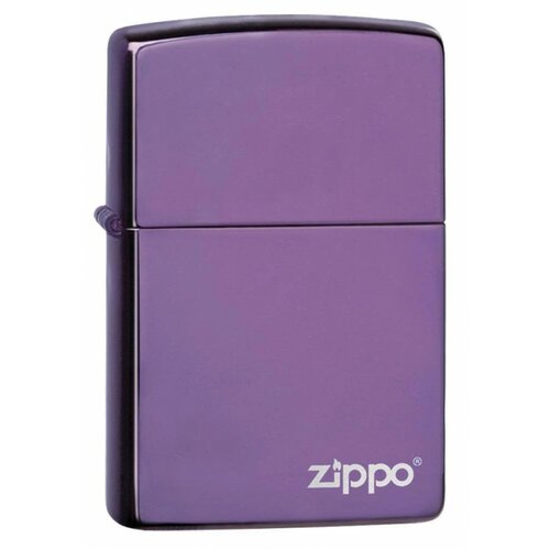 Zippo upaljač classic high polish purple logo Slike