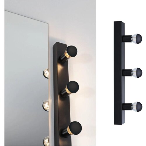 PAULMANN 80097 - 3xE14/40W IP44 Osvetljenje za ogledalo REGULA 230V crno Cene