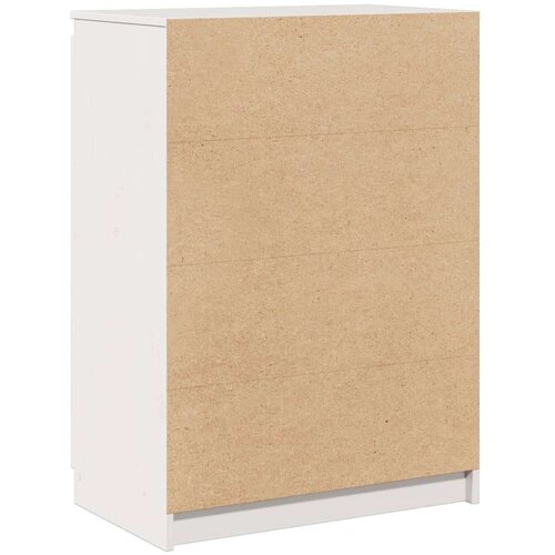 VidaXL Komoda bijela 60 x 36 x 84 cm od masivne borovine Slike