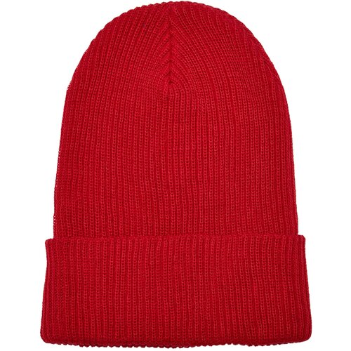 Flexfit Ribbed knit cap made of recycled yarn red Slike