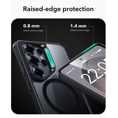 ESR CLASSIC HYBRID MAGSAFE MASKA ZA SAMSUNG GALAXY S26 ULTRA - prozirna/crna Slike
