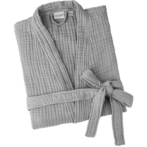 Foutastic Sivi kućni ogrtač od muslina S/M Kimono &amp;ndash; Slike