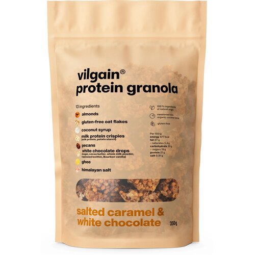 Vilgain Proteinska granola - Slana karamela-bijela čokolada Cijene