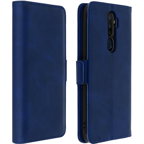 AVIZAR zašcitna torbica za denarnico in stojalo - midnight blue str. oppo A5 2020 in A9 2020, (20600024) Cene