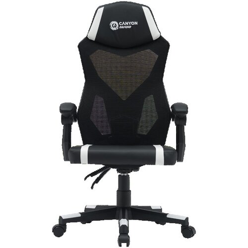 Canyon gaming stolica Flow MCH01 Mesh Black White ( CNE-MCH01W ) Cene