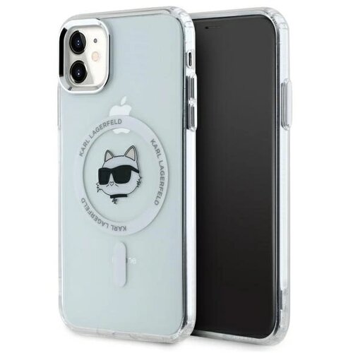Karl Lagerfeld OVITEK HARDCASE ZA IPHONE 11 XR 6.1 S KOVINSKIM GLAVOM CHOUPETTE, (5000012078) Cene