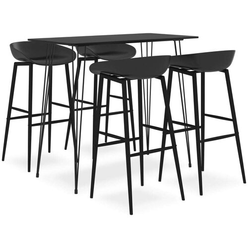 5-dijelni barski set crni Slike