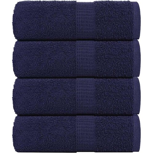 vidaXL Ručnici za pranje FROGN 4 kom. tamnoplave 30x30 cm 360 g/m² - Modra 30 x 30 cm 4 Cene