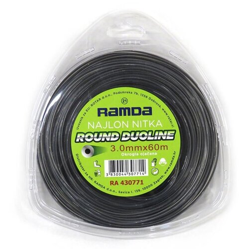  DUOLINE Okrugli Najlon Flaks 3,0mm x 60m Cene