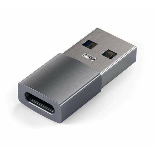 Satechi aluminum type-a to type-c adapter - space grey Cene