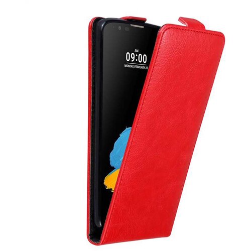 Cadorabo Ohi&scaron;je, združljivo z LG STYLUS 2 v rdeče jabolko - Za&scaron;čitni ovitek v obliki flipa z magnetnim zapiranjem, (20559250) Cene