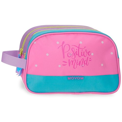 Movom POSITIVE MIND dečiji neseser sa 2 pregrade - pink Slike
