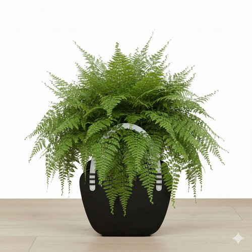 Flower bag tegla - boja crna Slike
