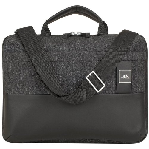  Torba RivaCase 13.3" Lantau 8823 Black Melange, torbica s trdimi stranicami za MacBook Pro in Ultrabook Cene