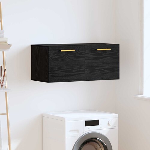  Ormar za Zid Crni hrast 80 x 36.5 x 35 cm Konstruirano drvo Cene