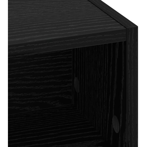  Stol s pohranom Crni hrast 80 x 50 x 91 cm Slike
