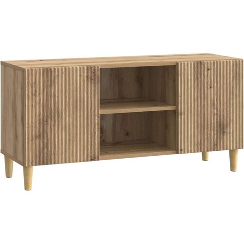 TV ormar Hrast artisan 102 x 34 5 x 50 cm Konstruirano drvo - Hrast artisan Cene