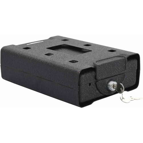 VidaXL Avto sef s ključavnico Črna 21.8 x 16 x 7 cm Jeklo, (5000010072) Slike