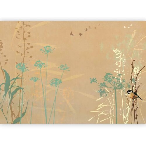 Foto tapeta - Bird in the Meadow 200x140 Vodootporna Slike