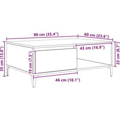  S policom s pohranom s vratima Staro drvo 90 x 60 x 35 cm Konstruirano drvo Slike