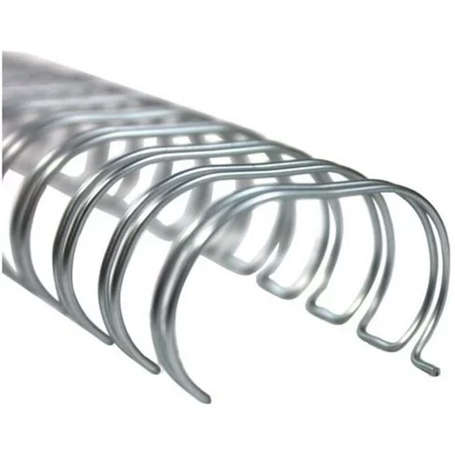 Klipko spirala za vezavo KLSZS047 žica 4,7 mm srebrne, 100 kos 3:1