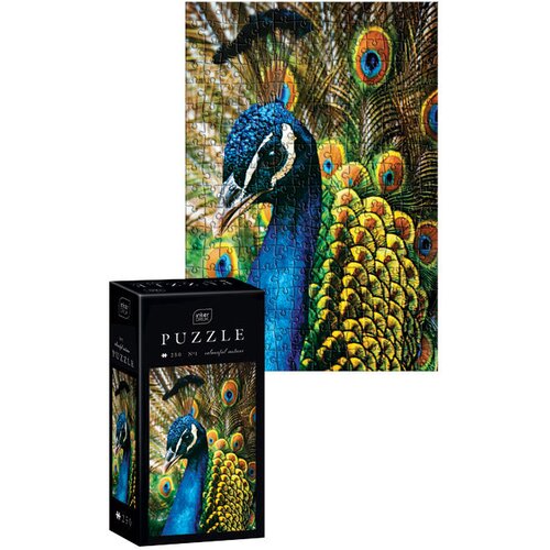  250 KOM COLORFUL NATURE 1 PEACOCK INTERDRUK Slike