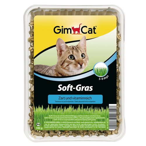 Gimcat cat trava za mace soft-gras 100g Slike