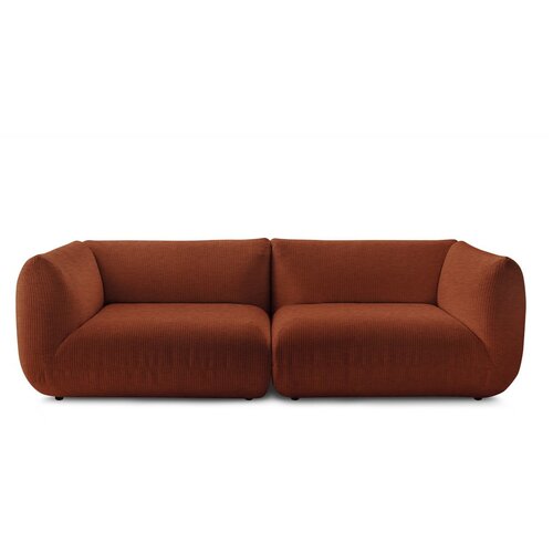 Bobochic Paris Narančasta samt sofa 260 cm Lecomte - Slike