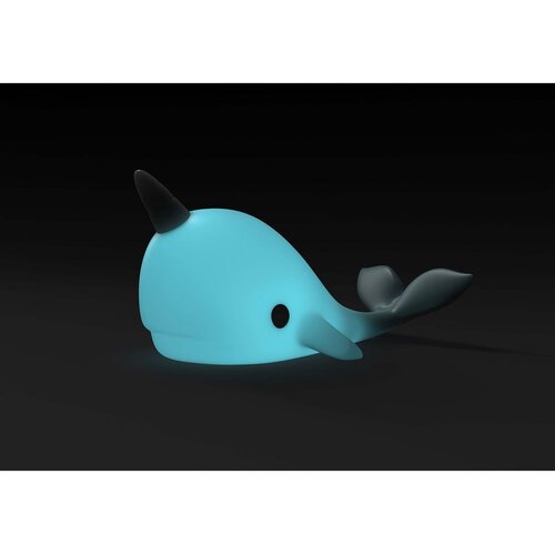 Dhink Lampica Blue Narwhal Slike