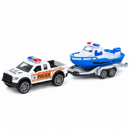  Policijska vozila Die-Cast 2/1 s prikolicom &amp;ndash; 4 modela Model 03 Slike