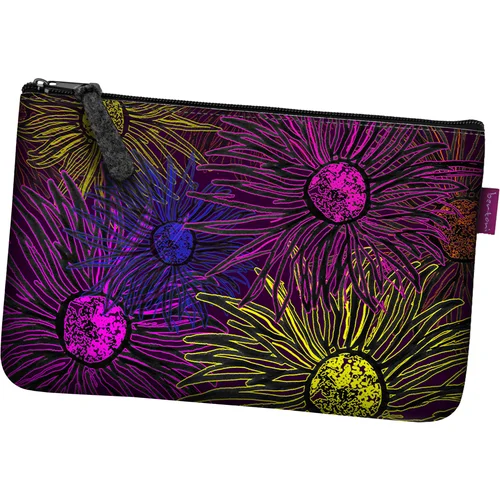 Bertoni Unisex's Pocket Cosmetic Bag Daisy Night