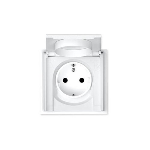 Utičnica &scaron;uko s poklopcem bijela 16A 250V IP44 043-517 Commel Cijene
