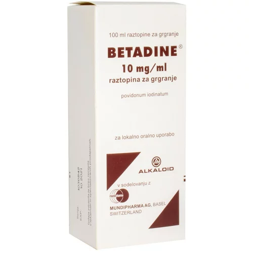  Betadine 10 mg/ml, raztopina za grgranje