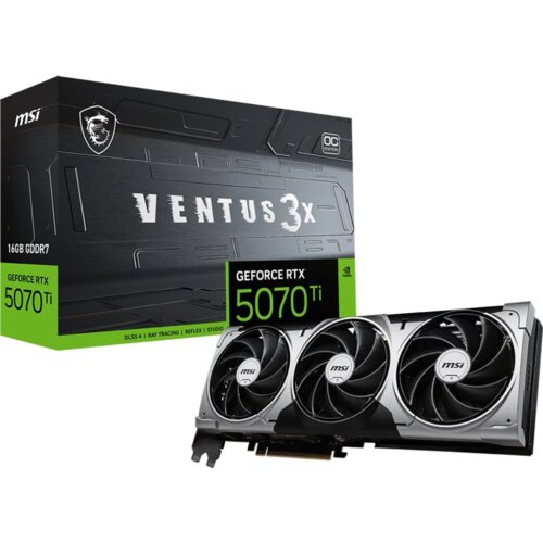 MSI GeForce RTX 5070 Ti 16G VENTUS 3X OC NVIDIA 16 GB GDDR7 Cene