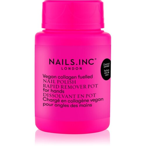 Nails Inc. Vegan Nail Polish Rapid Remover Pot sredstvo za skidanje laka s noktiju bez acetona s vůn&iacute; kokosu 50 ml Cijene