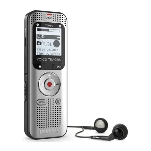 Philips diktafon DVT2015 Mono 8GB/LCD 2x AAA,USB 2.0 Slike