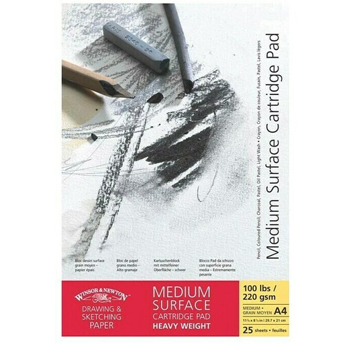 WINSOR & NEWTON Blok za crtanje Drawing (220 g/m², DIN A3, Srednje, Broj listova: 25 Kom.) Cijene