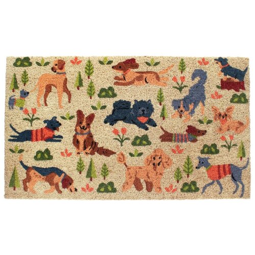 Rex London Predpražnik iz kokosovih vlaken 73x43 cm Dog Park &ndash; Cene