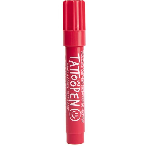 Nailmatic Tattoo Pen olovka za tetoviranje za lice i tijelo Red 1 kom Slike